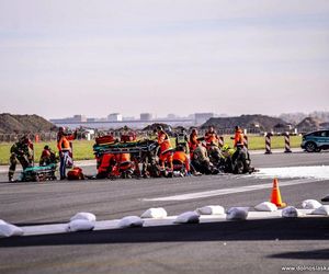 Wrocław. Ćwiczenia na terenie Portu Lotniczego im. Mikołaja Kopernika [ZDJĘCIA].