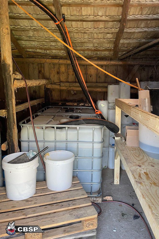 CBŚP rozbiło laboratorium metamfetaminy pod Świeciem. Zatrzymano Meksykanów powiązanych z kartelem