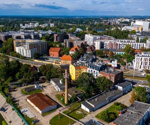 Kępa Mieszczańska we Wrocławiu - widok z drona