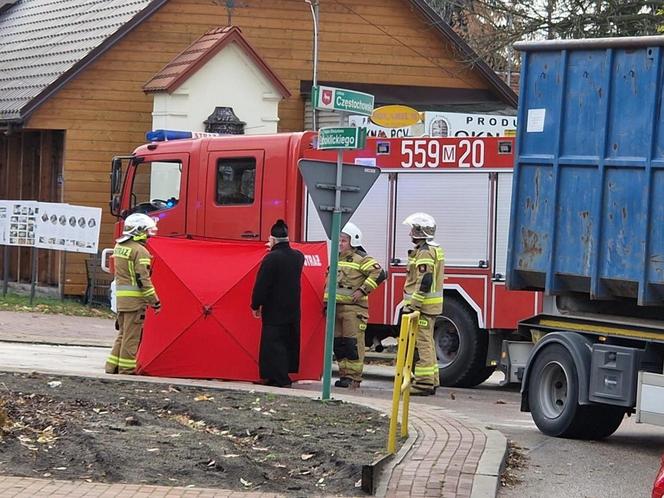 Przechodziła przez pasy, kierowca ciężarówki nie wyhamował. 80-latka nie żyje