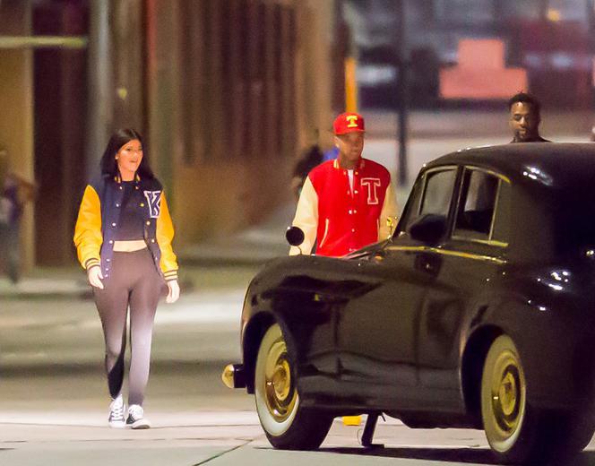 Kylie Jenner i Tyga na planie teledysku
