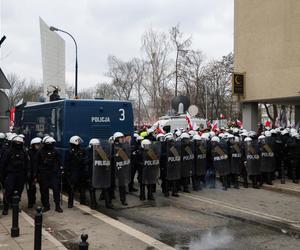 Protest rolników pod Sejmem - starcia z policją
