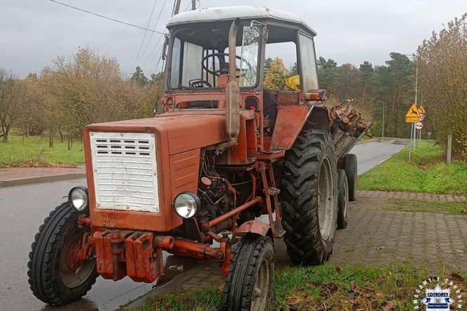 Ciągnikiem bez uprawnień w gminie Mirzec
