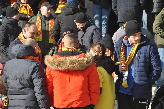 Korona Kielce - Motor Lublin. Kibice na Exbud Arenie