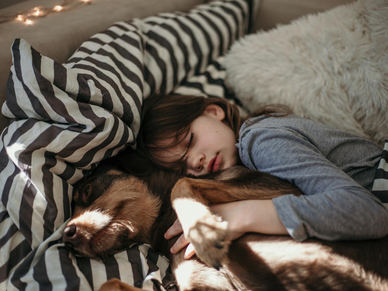 Czy pies może spać z dzieckiem w jednym łóżku?