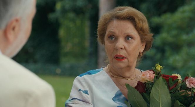 Barwy szczęścia, odcinek 3130. Andrzej (Leon Charewicz), Józefina (Elżbieta Jarosik)