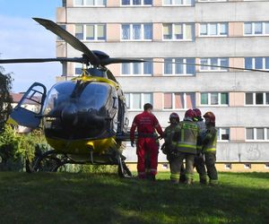 Wypadek w Świnoujściu. Mężczyzna wypadł z okna