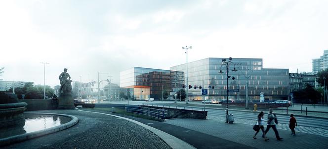 Nowa inwestycja we Wrocławiu – kompleks biurowy Cuprum Square. Inwestorem jest Cuprum Development  