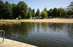 Plaża w Osiecznej przed sezonem letnim 