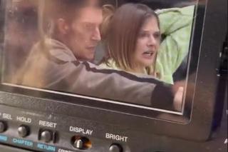 M jak miłość na planie. Lilka (Monika Mielnicka), Ethan Anderson (Paweł Roman)