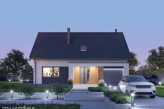 Projekt domu A110G1 Dobra rada G1 - wizualizacje, plany, rysunki
