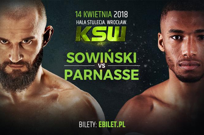 KSW 43 - Sowiński vs Parnasse walczą we Wrocławiu 14.04.2018! 