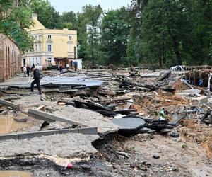 Lądek Zdrój po przejściu fali