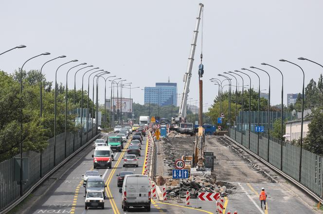 Remont wiaduktu Trasy Łazienkowskiej