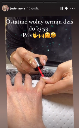 Justyna Żyła zaprasza na malowanie paznokci