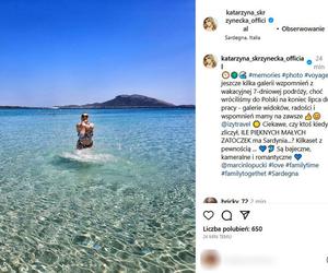  Katarzyna Skrzynecka w seksownym kostiumie na włoskich plażach