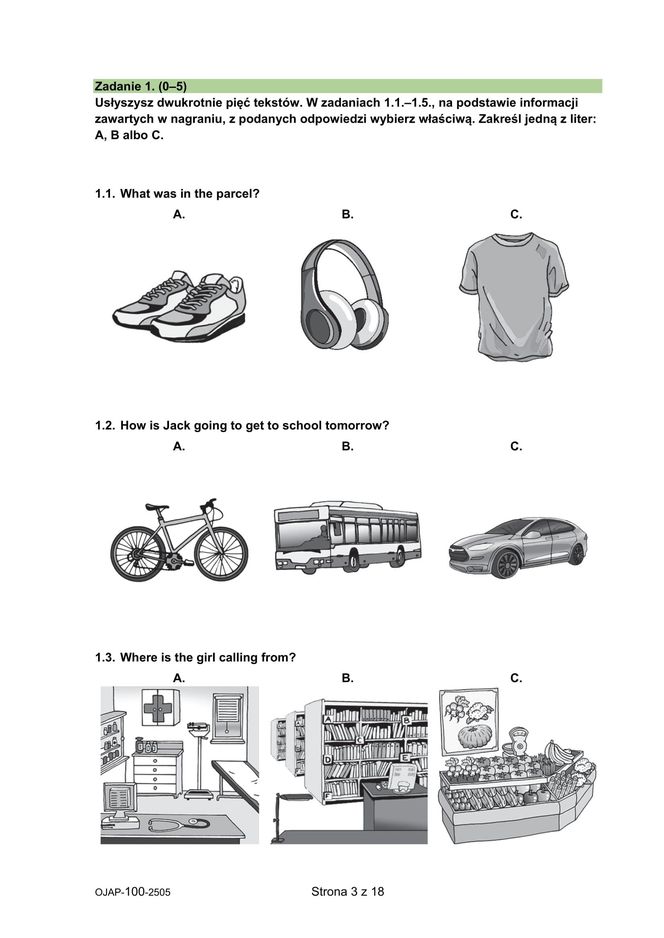 Egzamin ósmoklasisty język angielski 2025: ARKUSZE CKE [15.05.2025]