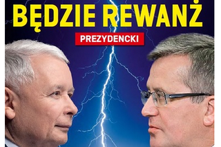 Kaczyński kontra Komorowski w wyborach prezydenckich 2015. wSieci zapowiada rewanż