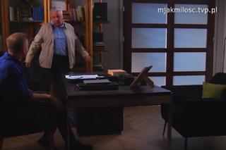 M jak miłość odc. 1681. Wojtek Marszałek (Emilian Kamiński), Andrzej Budzyński (Krystian Wieczorek)