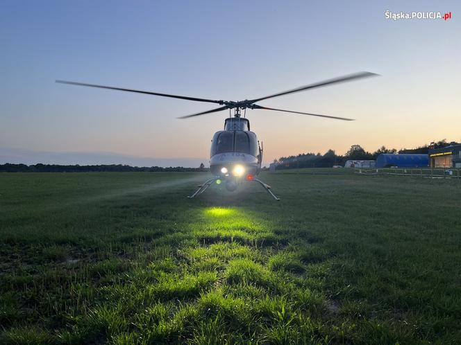 Policyjny śmigłowiec Bell 407GXi krąży nad Katowicami i Gliwicami. Wiemy, dlaczego 
