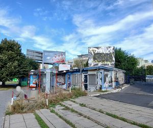 Dawne targowisko przy ul. Kopińskiej w Warszawie