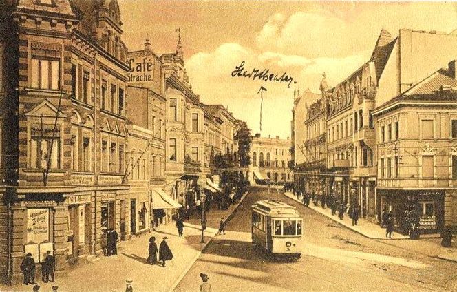 Ulica 11 Listopada w Olsztynie dawniej wyglądała zupełnie inaczej. Nosiła imię niemieckiego inżyniera