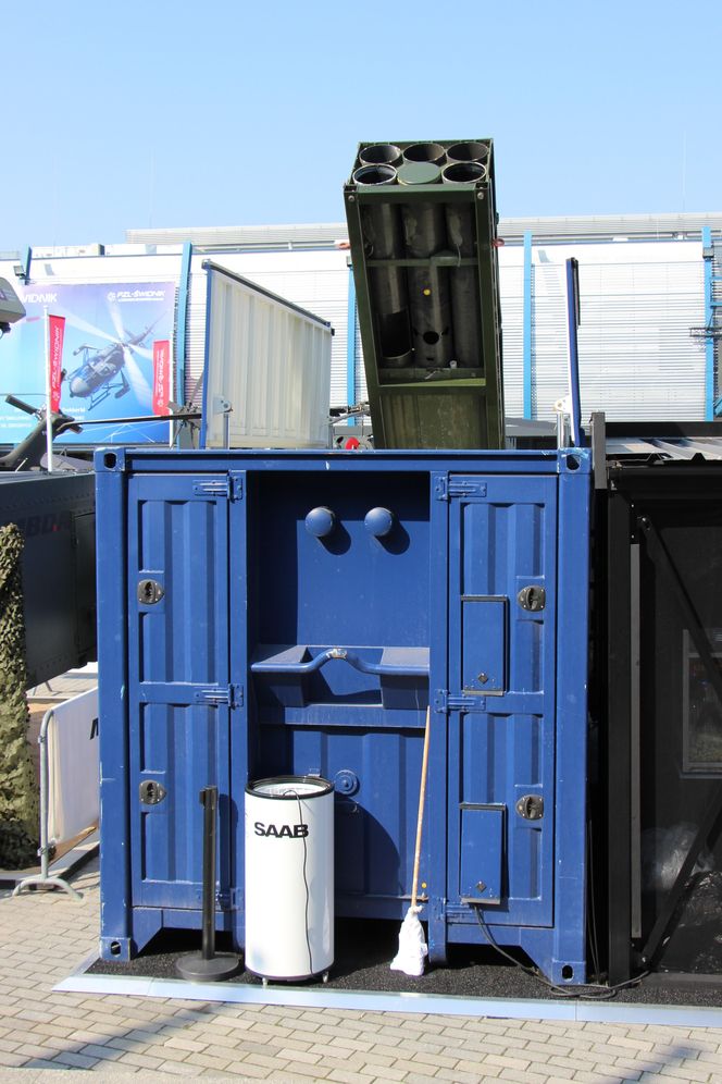 MSPO 2025: Wyrzutnia kontenerowa Saab GLSDB
