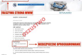 Fałszywe maile od CBZC