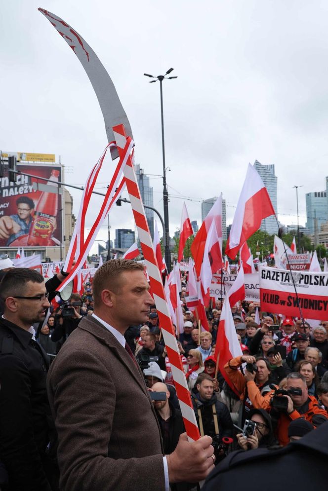   Marsz przeciw imigracji w Warszawie [10.05.2025]