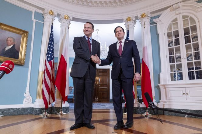 Spotkanie ministra Radosława Sikorskiego z sekretarzem stanu USA Marco Rubio 