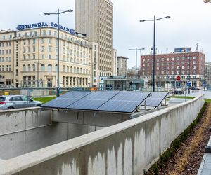 Parking podziemny pod placem Powstańców Warszawy w Warszawie