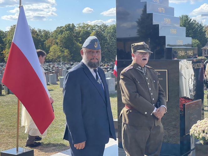 Odsłonięcie pomnika Solidarności w Amerykańskiej Częstochowie