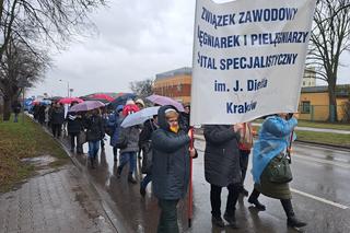 Protest pielęgniarek w Tarnowie