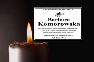 Nie żyje jedna z najbogatszych Polek. Kim była Barbara Komorowska?