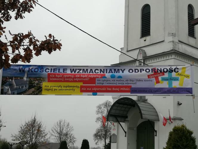 Baner W kościele wzmacniamy odporność w Wasilkowei