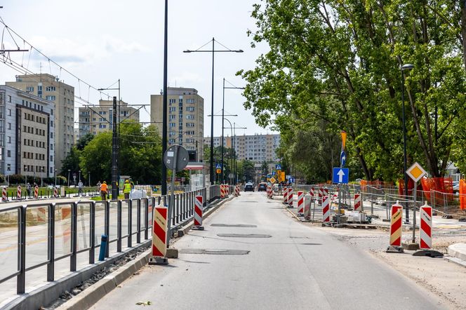 Tramwaj na Stegny w Warszawie
