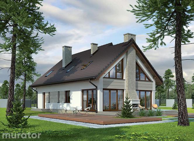 Dom na narożną działkę