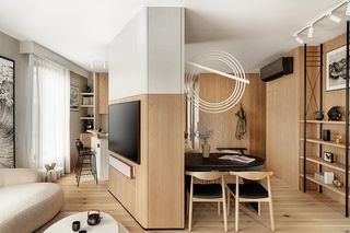 Światło, drewno i cisza - gdy wnętrze staje się azylem. Apartament Japandi autorstwa Jana Sikory