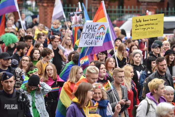 Marsz Równości w Toruniu. Tak wyglądał w przeszłości