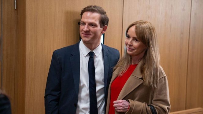 Barwy szczęścia odc. 3200. Agnieszka (Katarzyna Tlałka), Łukasz (Michał Rolnicki)