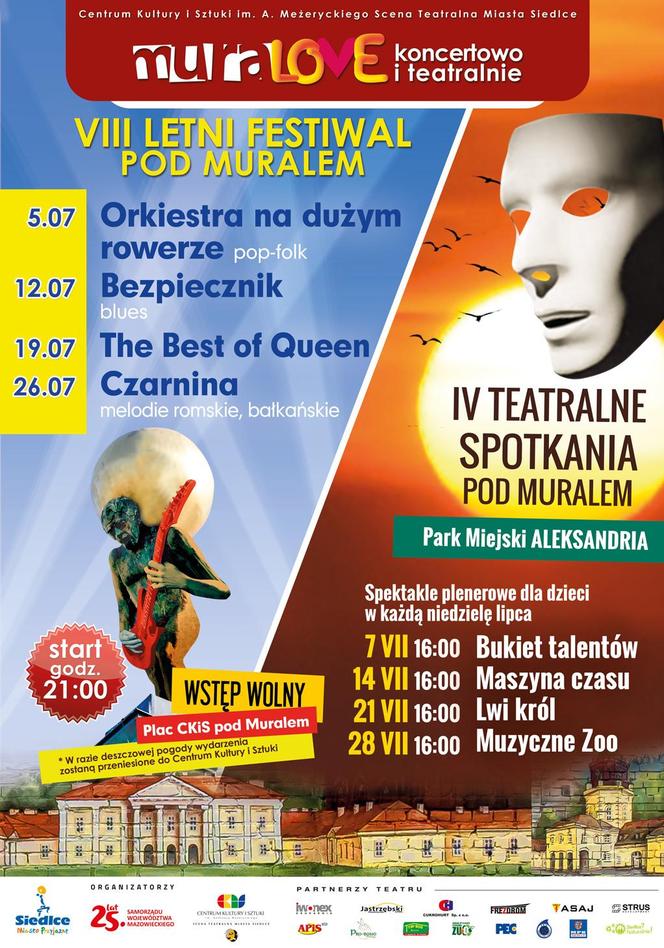 Festiwal pod muralem w Siedlcach 2024