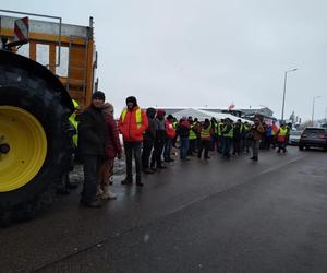 Protest rolników w Hrubieszowie - 9 lutego 2024