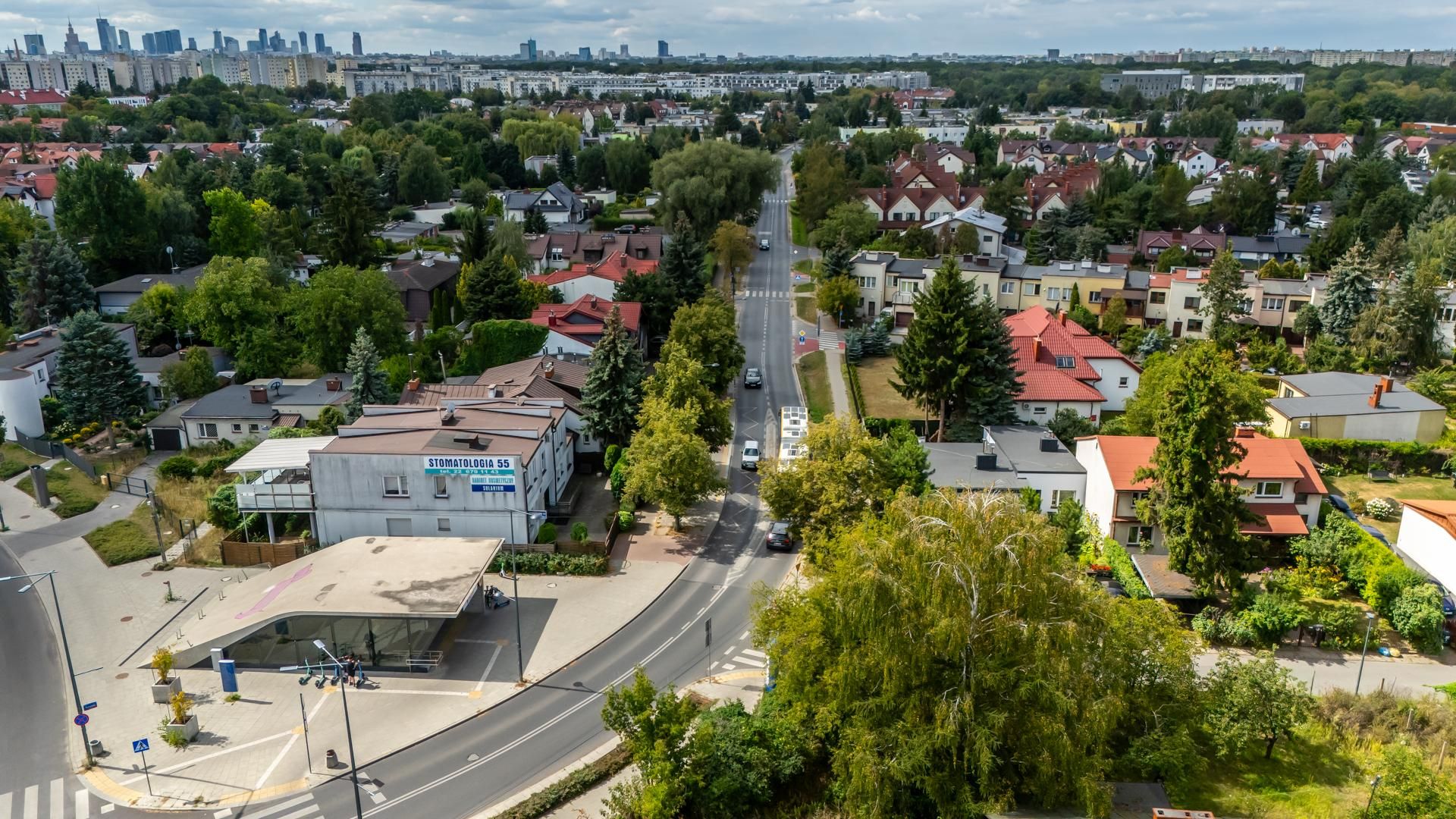 Okolice stacji metro Zacisze w Warszawie