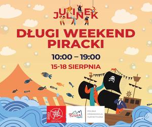 Długi weekend sierpniowy w Julinek Parku.  Ahoj przygodo! Julinek Park zaprasza na weekend z piratami