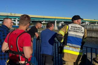 Dramatyczna walka o życie młodej kobiety. Skoczyła do Wisły pod Krakowem