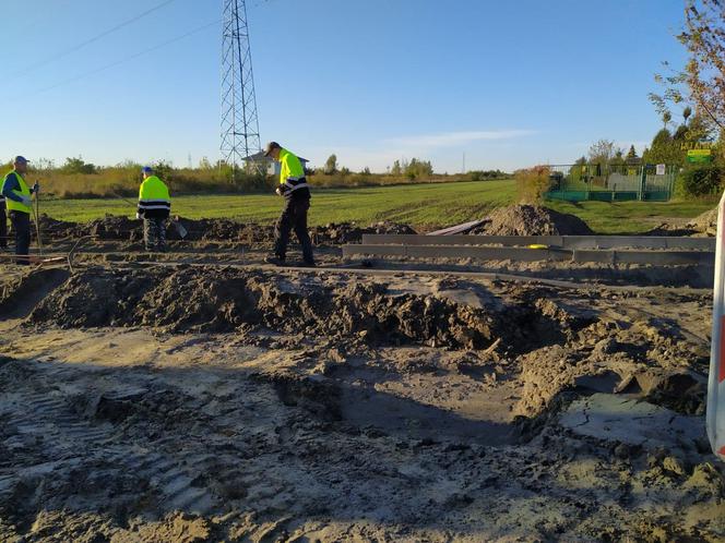 Obok nowego chodnika na ul. Piaskowej powstanie też ścieżka rowerowa