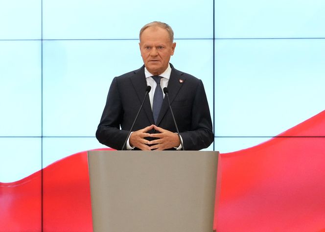 Iskrzy między Donaldem Tuskiem a Karolem Nawrockim