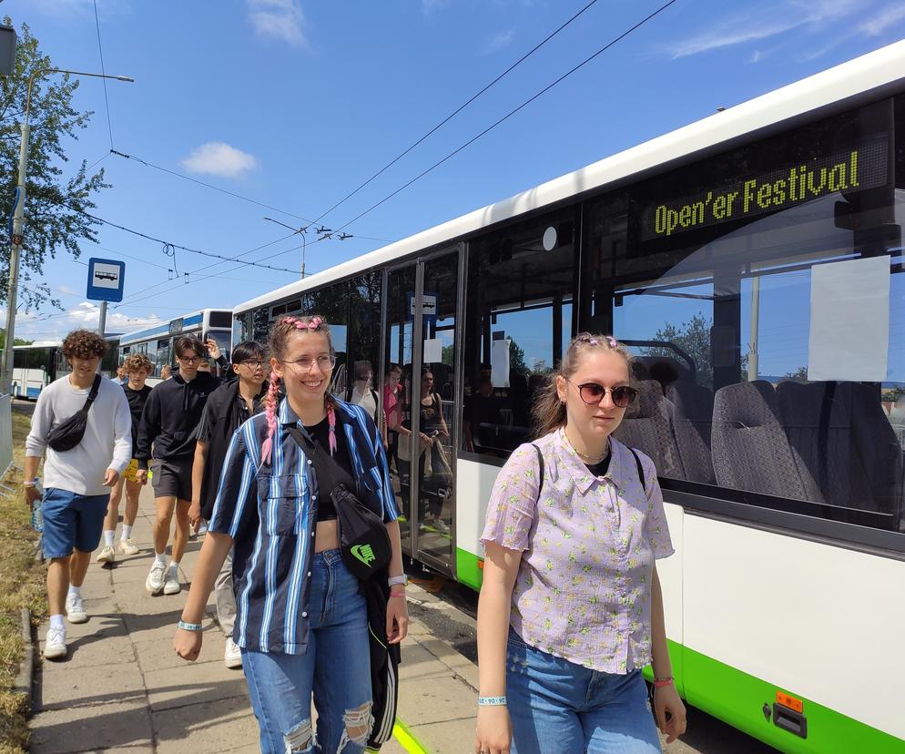 Autobusy na Open'er Festiwal