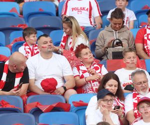 Kibice na meczu Polska - Mołdawia