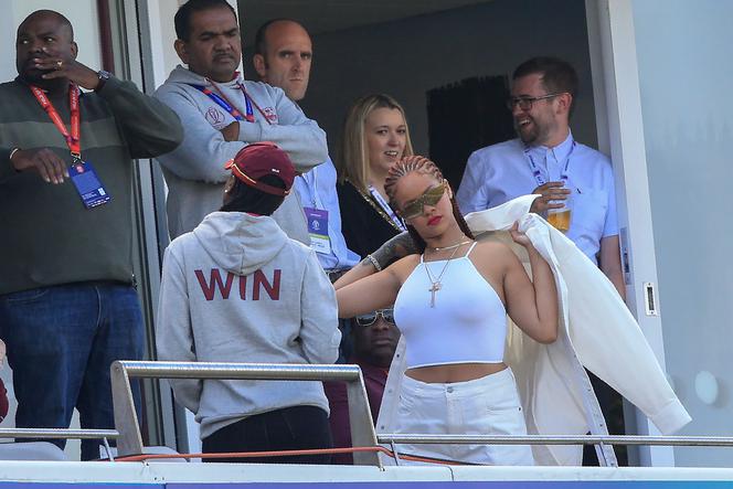 Rihanna na meczu